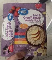 Mängden socker i Instant oatmeal