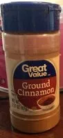 Mängden socker i Ground Cinnamon