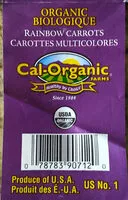 Mängden socker i Organic Rainbow Carrots