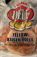 Mängden socker i Yellow Kaiser Rolls