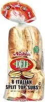 Mängden socker i 8 Italian Split Top Subs