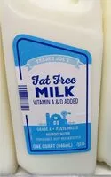 Mängden socker i Fat free milk