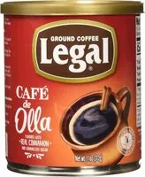 Mängden socker i Cafe de olla with real cinnamon ounce