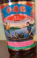 Mängden socker i Sauce a saveur d’huitres