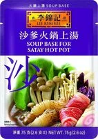 Mängden socker i Satay soup base for hot pot