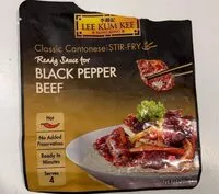 Mängden socker i Black Pepper Beef