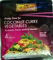 Mängden socker i Lkk Coconut Curry Vegetable