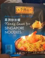 Mängden socker i Ready sauce Singapore noodles