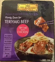 Mängden socker i Lkk Teriyaki Beef
