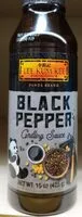 Mängden socker i Black pepper grilling sauce