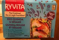 Mängden socker i Ryvita - Red Quinoa & sesame