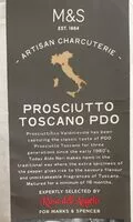 Mängden socker i Prosciutto Toscano PDO