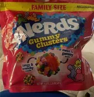 Mängden socker i Nerds gummy clusters