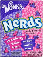 Mängden socker i Wonka Nerds Bonbons Fraise Raisin 46.7G