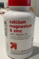 Mängden socker i Calcium magnesium and zinc