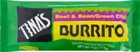 Mängden socker i Beef & Bean / Green Chili Burrito