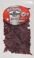 Mängden socker i Old trapper spicy hot jerky peg bag