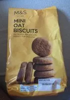 Mängden socker i Mini Oat Biscuits