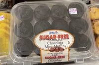 Mängden socker i Sugar free chocolate mini muffins