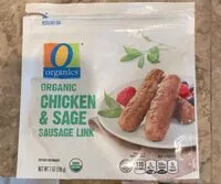 Mängden socker i Organic chicken & sage sausage link