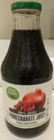 Mängden socker i 100% pomegranate juice from concentrate