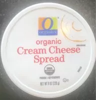 Mängden socker i Organic cream cheese spread