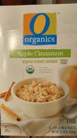 Mängden socker i Apple cinnamon organic instant oatmeal