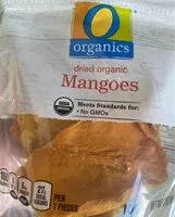 Mängden socker i Dried Organic Mangos