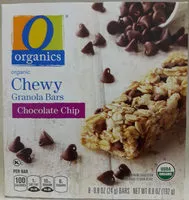 Mängden socker i Organic chewy granola bars