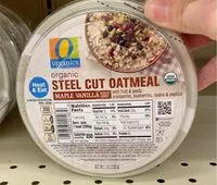 Mängden socker i Maple vanilla organic steel cut oatmeal with