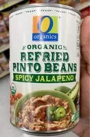 Mängden socker i Organic spicy jalapeno refried pinto beans