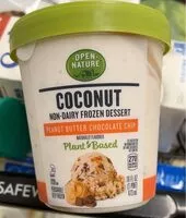 Mängden socker i Peanut Butter Chocolate Chip Coconut Non-Dairy Frozen Dessert