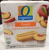 Mängden socker i Peach Organic Frozen Fruit Bars