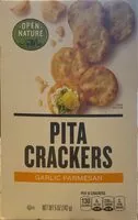 Mängden socker i Pita crackers garlic parmesan