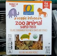Mängden socker i Veggie Infused zoo animal shaped pasta