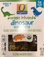 Mängden socker i Veggie infused dinosaur shape pasta