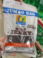 Mängden socker i Original beef jerky