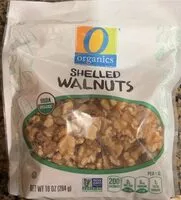 Mängden socker i Organic shelled walnuts