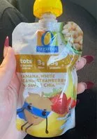 Mängden socker i Banana, white beans, strawberry and super Chia baby food
