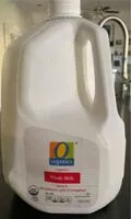 Mängden socker i Organic Whole Milk