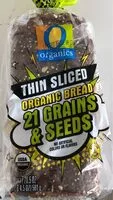 Mängden socker i 21 Grains & Seeds Thin Sliced Organic Bread