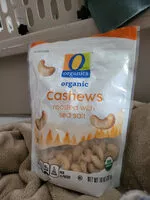 Mängden socker i Organic cashews roasted with sea salt, sea salt