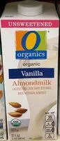 Mängden socker i Unsweetened vanilla organic almondmilk