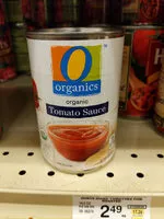 Mängden socker i Organic tomato sauce