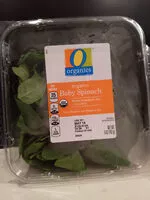 Mängden socker i Organic baby spinach