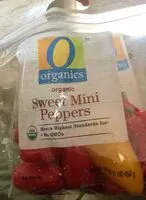 Mängden socker i Organic Sweet Mini Peppers