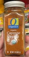 Mängden socker i Organic Cayenne Pepper