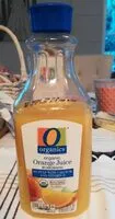 Mängden socker i Organic orange juice, orange