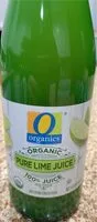 Mängden socker i Organic Pure Lime Juice