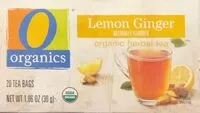 Mängden socker i Lemon Ginger Organic Herbal Tea